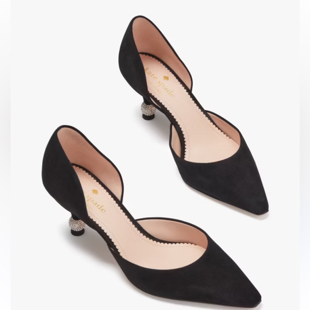 kate spade women black 
Delilah Pave Pumps
$229 size 8.5 New